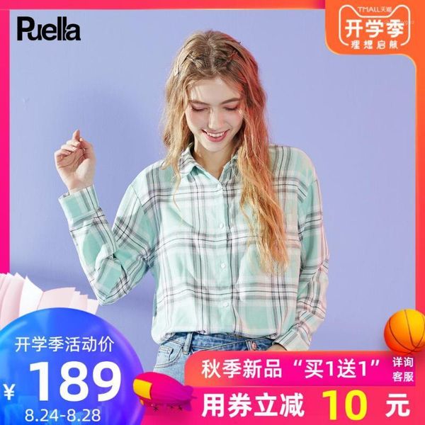 long sleeve lattice shirt woman design feel niche 2019 easy temperament early autumn western style jacket1, White;black
long sleeve lattice shirt woman design feel niche 2019 easy temperament early autumn western style jacket1, White;black