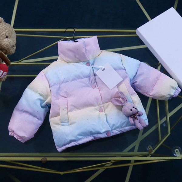 2020 new luxury fashion design children's down cotton rainbow jacket girls' warm jacket coat ing, Blue;gray
2020 new luxury fashion design children's down cotton rainbow jacket girls' warm jacket coat ing, Blue;gray