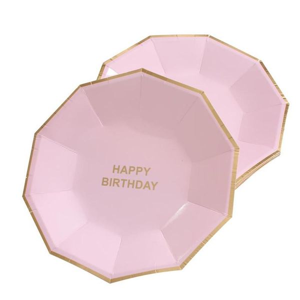 10pcs/set gold foil pink disposable tableware christmas new year party paper plates cups birthday party supplies sqckns wphome
10pcs/set gold foil pink disposable tableware christmas new year party paper plates cups birthday party supplies sqckns wphome