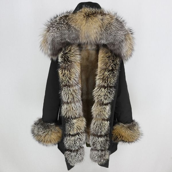 oftbuy waterproof long parka winter jacket women real fur coat natural fox fur collar hood thick warm streetwear detachable new 201111, Black
oftbuy waterproof long parka winter jacket women real fur coat natural fox fur collar hood thick warm streetwear detachable new 201111, Black