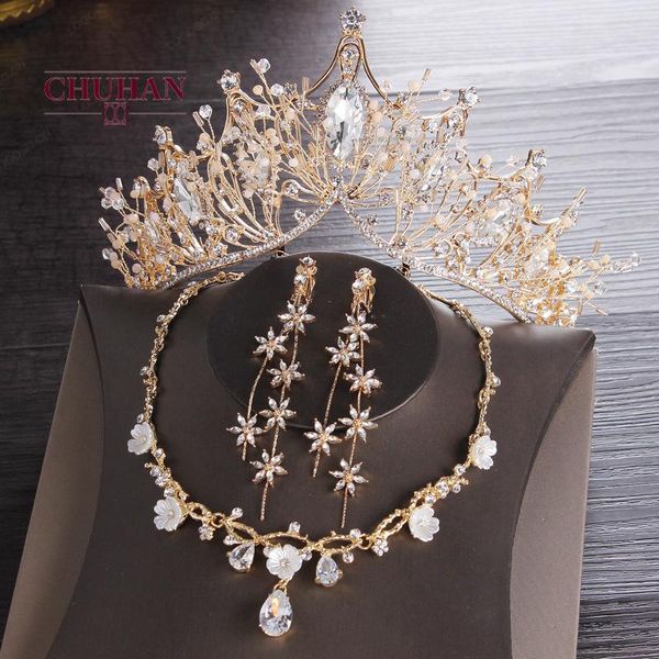 chuhan luxury bridal necklace wedding jewelry sets pearl tiara crown earrings set birthday party women accessories j360, Silver
chuhan luxury bridal necklace wedding jewelry sets pearl tiara crown earrings set birthday party women accessories j360, Silver