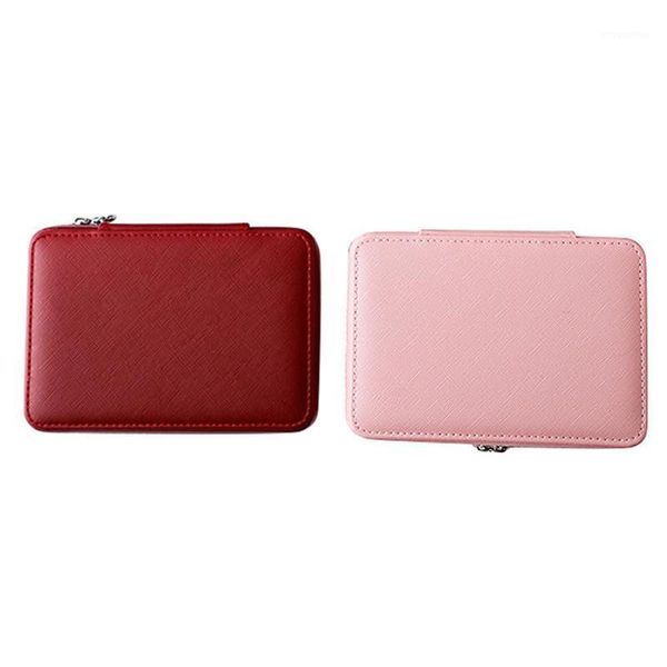 portable jewelry box zipper bracelet earrings necklace rings storage case cabinet for travel1, Pink;blue
portable jewelry box zipper bracelet earrings necklace rings storage case cabinet for travel1, Pink;blue