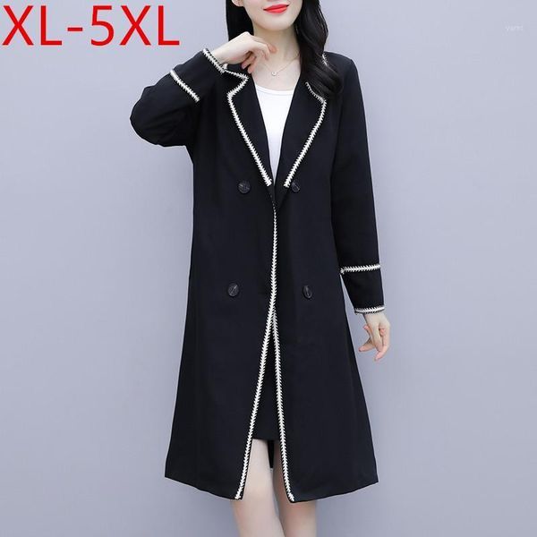 xl-4xl plus size 2021 autumn korean style fashion women long sleeves trench coat female coats outwear oversize s1091, Tan;black
xl-4xl plus size 2021 autumn korean style fashion women long sleeves trench coat female coats outwear oversize s1091, Tan;black