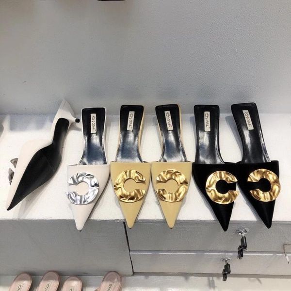 fashion women slippers suede pointed toe metal design slip on mules shoes thin mid heels black/white/yellow casual slides mules
fashion women slippers suede pointed toe metal design slip on mules shoes thin mid heels black/white/yellow casual slides mules