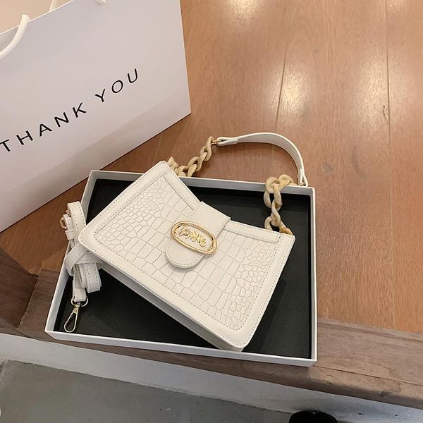 shoulder bags bag simple solid color crocodile chain luxury women's bolsos para mujer crossbody for women sac a main femme
shoulder bags bag simple solid color crocodile chain luxury women's bolsos para mujer crossbody for women sac a main femme