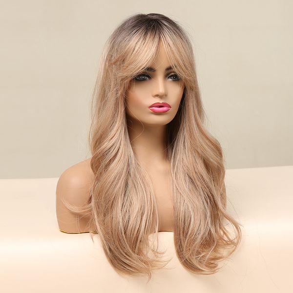 costume accessories easihair long golden blonde ombre wavy synthetic wigs for women cute natural hair wigs with bangs heat resistant wigs co, Silver
costume accessories easihair long golden blonde ombre wavy synthetic wigs for women cute natural hair wigs with bangs heat resistant wigs co, Silver