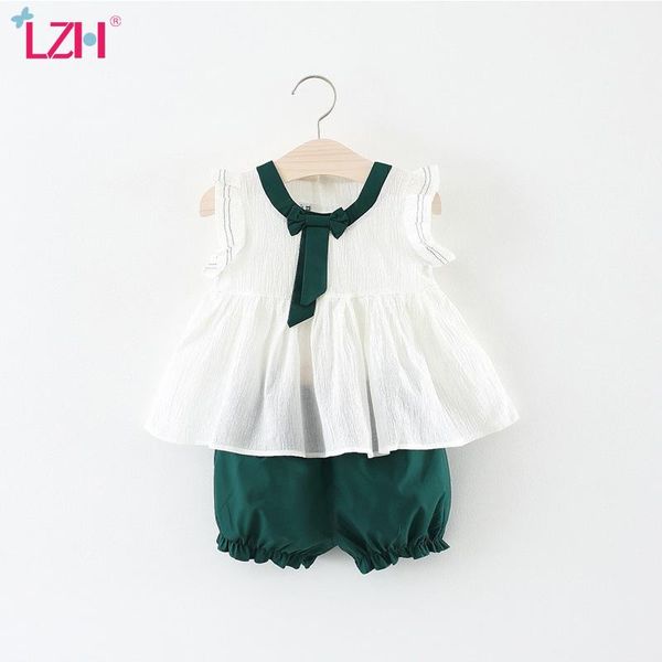 clothing sets lzh 2021 summer fashion short sleeve solid color shorts 2pcs bowknot children clothes thin section baby girls suits, White
clothing sets lzh 2021 summer fashion short sleeve solid color shorts 2pcs bowknot children clothes thin section baby girls suits, White