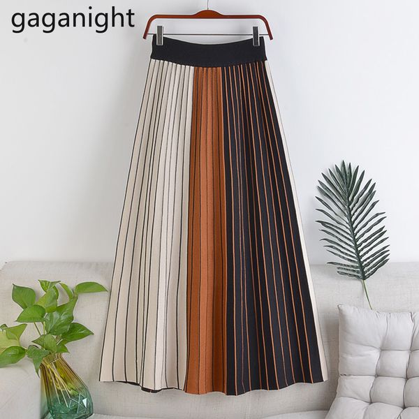 gaganight high waist women knited skirt office lady striped pleated skirts 2020 autumn winter patchwork chic slim a-line faldas y1214, Black
gaganight high waist women knited skirt office lady striped pleated skirts 2020 autumn winter patchwork chic slim a-line faldas y1214, Black