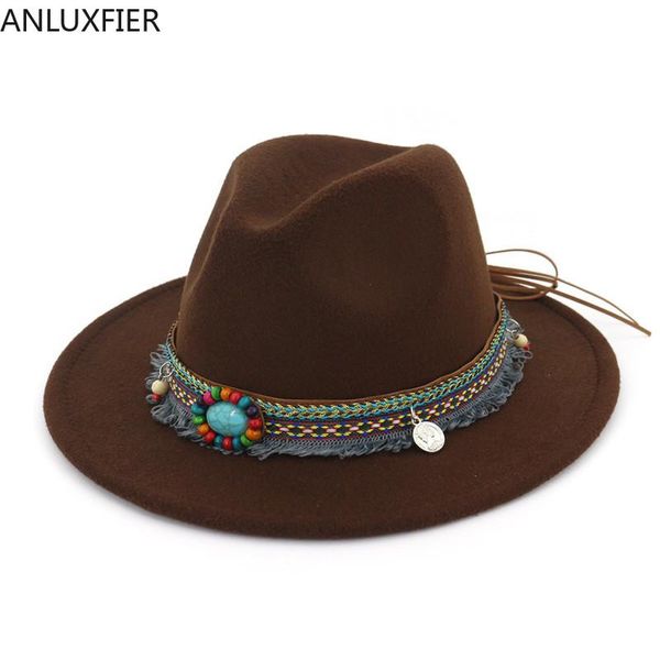 wide brim hats x3009 selling woolen hat women's minority national style retro flat big fedora adjustable size, Blue;gray
wide brim hats x3009 selling woolen hat women's minority national style retro flat big fedora adjustable size, Blue;gray