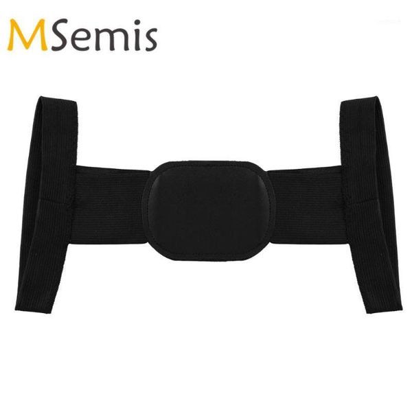 back support men women posture corrector adjustable upper brace for clavicle and providing from neck-back-shoulder-pain relief1, Black;blue
back support men women posture corrector adjustable upper brace for clavicle and providing from neck-back-shoulder-pain relief1, Black;blue