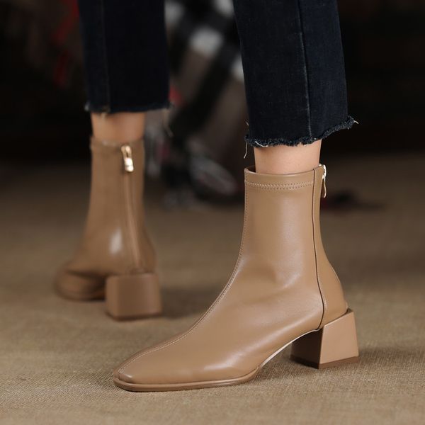дизайнер classic back zipper bapkle boots для женщин 2021 осень зима натуральная кожаная обувь женщина офис леди ретро зимние ботинки, Black
дизайнер classic back zipper bapkle boots для женщин 2021 осень зима натуральная кожаная обувь женщина офис леди ретро зимние ботинки, Black