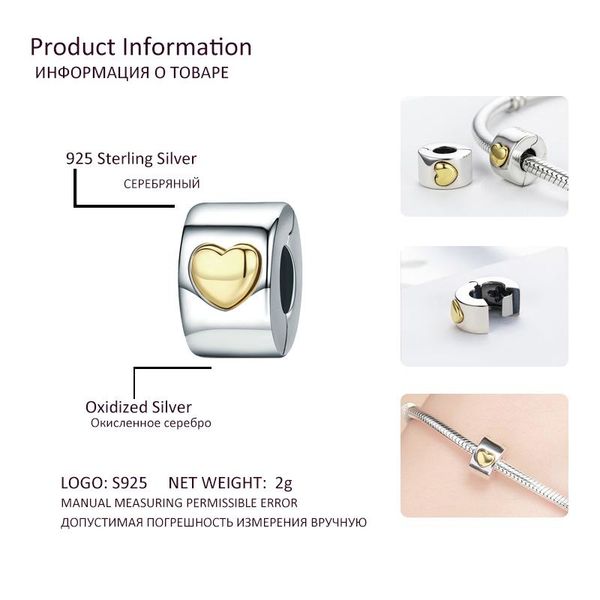 bisaer authentic 925 sterling silver ser clip heart star charm clear cz beads fit charm silver 925 bracelet jewelry making h wmtobb, Black
bisaer authentic 925 sterling silver ser clip heart star charm clear cz beads fit charm silver 925 bracelet jewelry making h wmtobb, Black