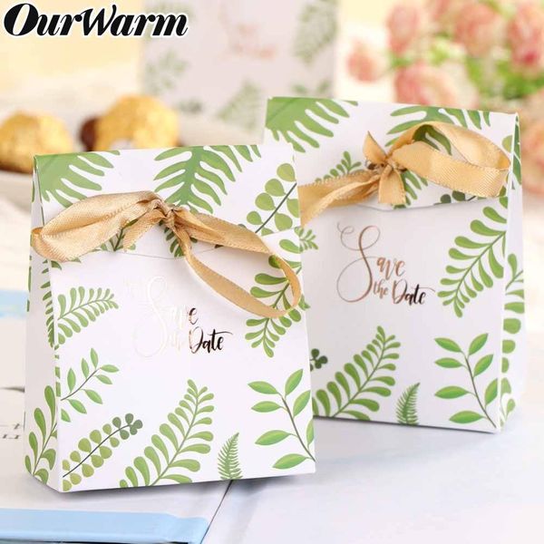 ourwarm 10pcs greenery wedding leaf gift bags paper candy boxes satin ribbon gold color print birthday wedding party decoration bbyjcw
ourwarm 10pcs greenery wedding leaf gift bags paper candy boxes satin ribbon gold color print birthday wedding party decoration bbyjcw