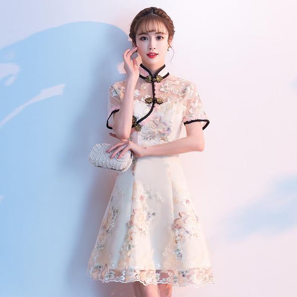 ethnic clothing short sleeve sweet lady cheongsam oversize 3xl vestidso mini a-line women qipao lace bride wedding party dress gown 212, Red
ethnic clothing short sleeve sweet lady cheongsam oversize 3xl vestidso mini a-line women qipao lace bride wedding party dress gown 212, Red
