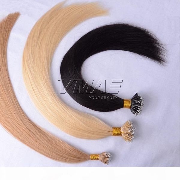 vmae natural brown blonde 50g 100g 613 double drawn one donor remy virgin unprocessed hair extension straight micro nano ring, Black
vmae natural brown blonde 50g 100g 613 double drawn one donor remy virgin unprocessed hair extension straight micro nano ring, Black