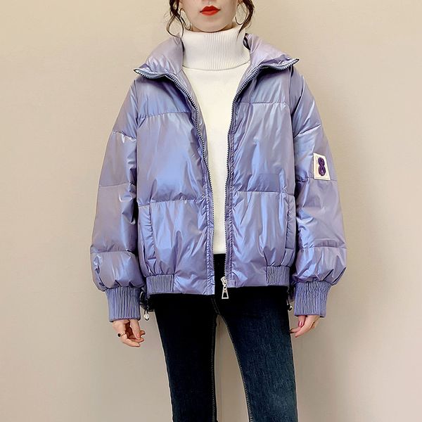 fnoce women's down jackets winter 2020 youth fashion streetwear long sleeve stand collar thickened warm parkas coat, Black
fnoce women's down jackets winter 2020 youth fashion streetwear long sleeve stand collar thickened warm parkas coat, Black