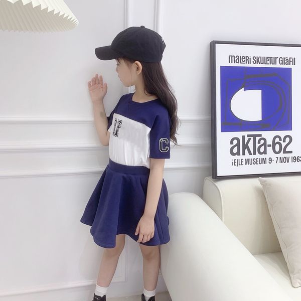 summer kids girls t shirts with skirt 2pcs/sets baby suits cute girl embroidery cotton sports tees children's outfits, White
summer kids girls t shirts with skirt 2pcs/sets baby suits cute girl embroidery cotton sports tees children's outfits, White