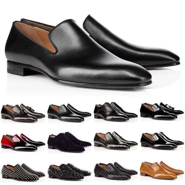 designer red bottom loafers shoes for men matte patent leather suede rivets fashion loafer business wedding party dress shoe
designer red bottom loafers shoes for men matte patent leather suede rivets fashion loafer business wedding party dress shoe
