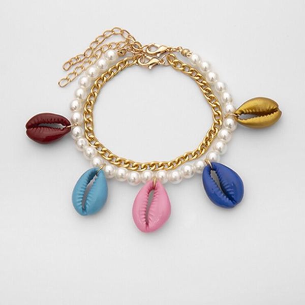 bohemia vintage gold color shell rope chain bracelet women beach sea shell bracelet anklet jewelry party gift, Golden;silver
bohemia vintage gold color shell rope chain bracelet women beach sea shell bracelet anklet jewelry party gift, Golden;silver