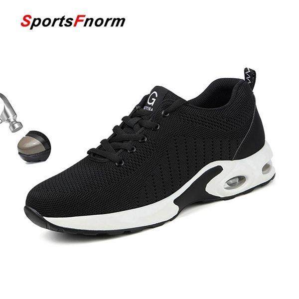 air cushion work boots plus size outdoor tennis breathable protective puncture-proof safety shoes men sneakers y200915, Black;brown
air cushion work boots plus size outdoor tennis breathable protective puncture-proof safety shoes men sneakers y200915, Black;brown