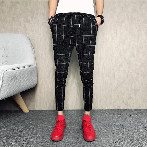 korean pants men summer slim fit casual men plaid pant ankle length black comfortable men clothes 2019 brand men's trousers 32
korean pants men summer slim fit casual men plaid pant ankle length black comfortable men clothes 2019 brand men's trousers 32
