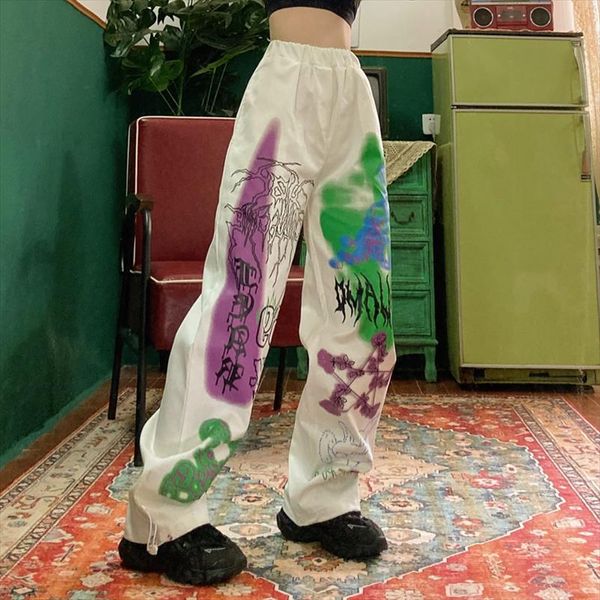 pants trousers strange taste girl soft girl cartoon print street hip hop loose bf father pant show thin overalls, Black;white
pants trousers strange taste girl soft girl cartoon print street hip hop loose bf father pant show thin overalls, Black;white