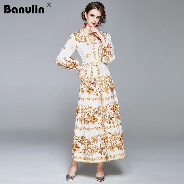 banulin autumn runway floral women dress 2020 long sleeve yellow flower print holiday long maxi dresses robe longue femme ete, Black;gray
banulin autumn runway floral women dress 2020 long sleeve yellow flower print holiday long maxi dresses robe longue femme ete, Black;gray