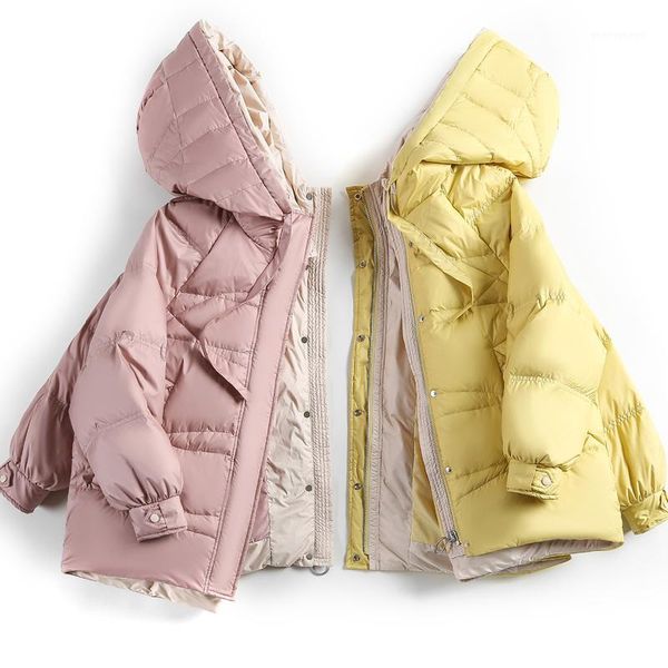 women's down & parkas chic korean style macaron yellow pink color winter women hoodie jacket warm casual outerwear, Black
women's down & parkas chic korean style macaron yellow pink color winter women hoodie jacket warm casual outerwear, Black