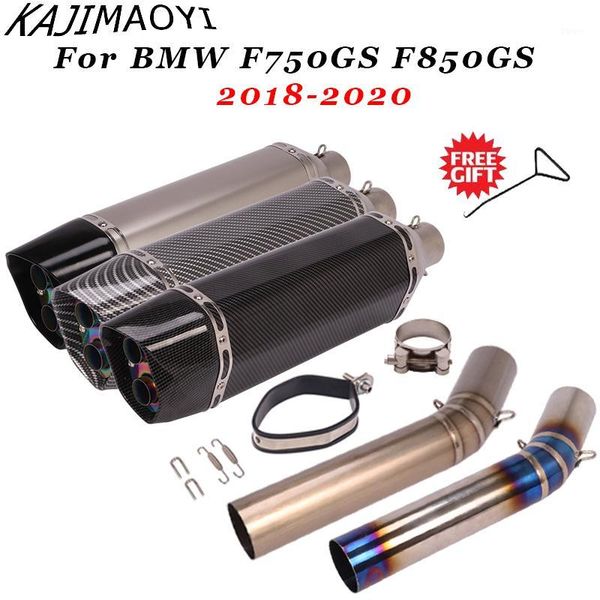 motorcycle exhaust system modified titanium alloy middle link pipe double hole muffler slip on for f750gs f850gs 2021 20211
motorcycle exhaust system modified titanium alloy middle link pipe double hole muffler slip on for f750gs f850gs 2021 20211