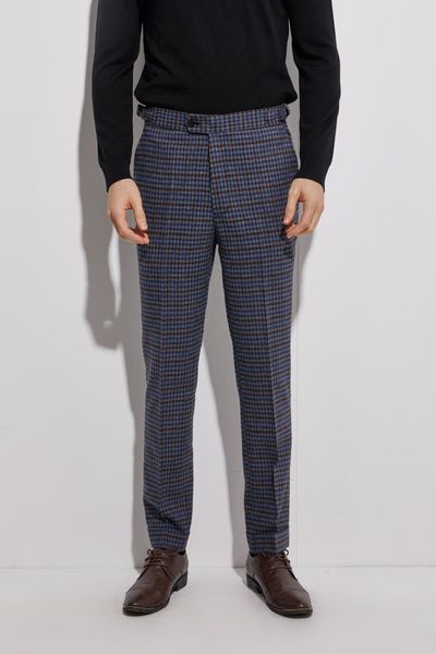 2021 flannel pants with cuff dark blue plaid men slim fit business pants custom made flannel trousers with side adjusters, White;black
2021 flannel pants with cuff dark blue plaid men slim fit business pants custom made flannel trousers with side adjusters, White;black