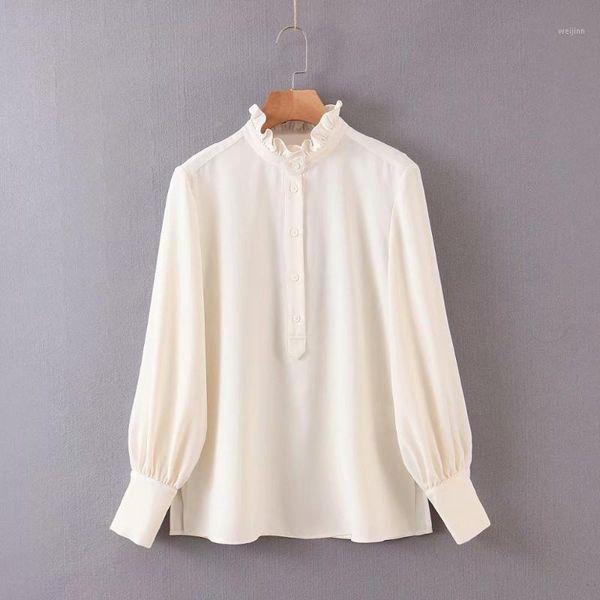 new fashion women ruffled design solid color casual chiffon blouse office ladies long sleeve shirts chic chemise ls62721, White
new fashion women ruffled design solid color casual chiffon blouse office ladies long sleeve shirts chic chemise ls62721, White
