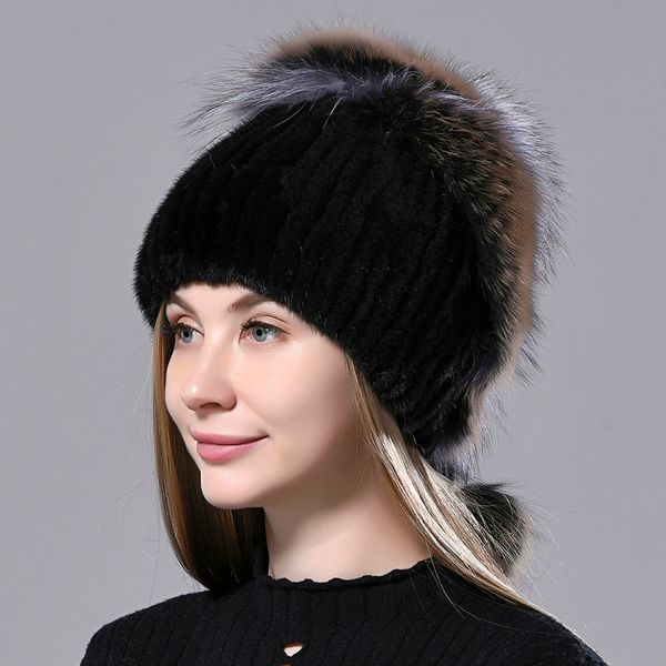 chapus vison malha raposa quente inverno com caudas bolas moda feminino neve chapu de pele real, Blue;gray
chapus vison malha raposa quente inverno com caudas bolas moda feminino neve chapu de pele real, Blue;gray