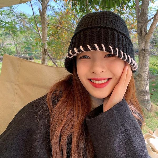 beanie/skull caps arrival handmade crochet knitted hat winter warm women woolen solid color fashion retro thicken casual bucket, Blue;gray
beanie/skull caps arrival handmade crochet knitted hat winter warm women woolen solid color fashion retro thicken casual bucket, Blue;gray