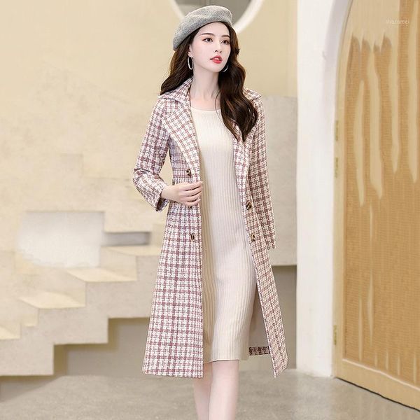 new uk high fashion runway 2019 fall / winter women casual wool plaid loose maxi long coat female outerwear1, Black
new uk high fashion runway 2019 fall / winter women casual wool plaid loose maxi long coat female outerwear1, Black