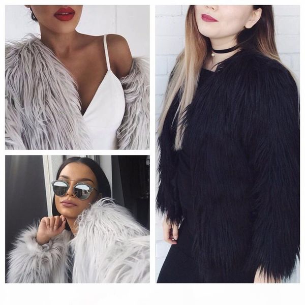 furry fur coat women fluffy warm long sleeve female outerwear autumn winter coat jacket hairy collarless overcoat 6q0205, Black
furry fur coat women fluffy warm long sleeve female outerwear autumn winter coat jacket hairy collarless overcoat 6q0205, Black