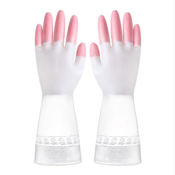 thickening wash clothes wash dishes glove female dishwashing gloves plastic latex two-color waterproof household kitchen cleaner 49 o2
thickening wash clothes wash dishes glove female dishwashing gloves plastic latex two-color waterproof household kitchen cleaner 49 o2