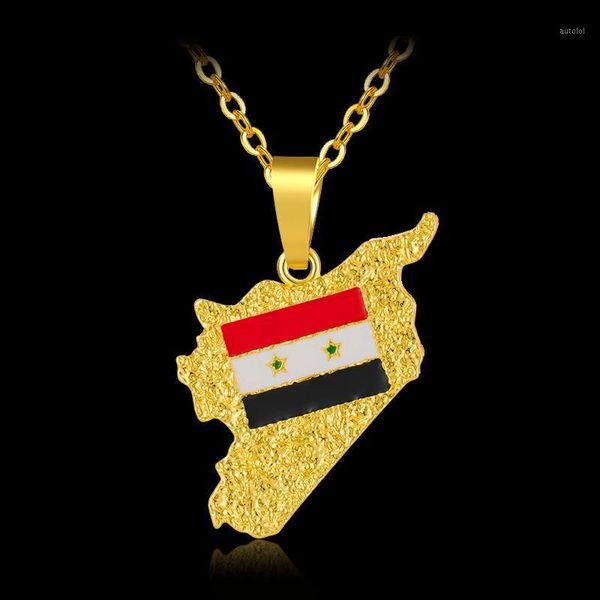 africa syrian arab republic map and flag pendant necklace for men/women gold color ethnic jewelry syrian patriotic gift1, Silver
africa syrian arab republic map and flag pendant necklace for men/women gold color ethnic jewelry syrian patriotic gift1, Silver
