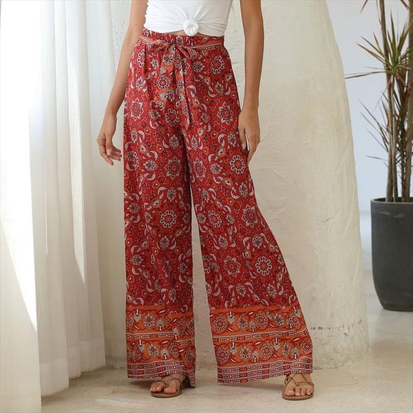 2020 new women bohemian floral print long pants 2020 mid waist vintage pants elastic waist boho beach trousers plus size, Black;white
2020 new women bohemian floral print long pants 2020 mid waist vintage pants elastic waist boho beach trousers plus size, Black;white