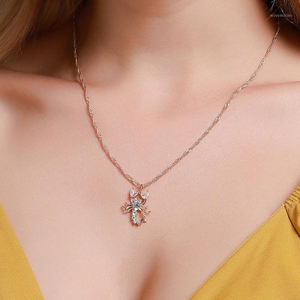 fashion creative crystal scorpion pendant necklace for women men punk rock necklace jewelry gifts1, Silver
fashion creative crystal scorpion pendant necklace for women men punk rock necklace jewelry gifts1, Silver