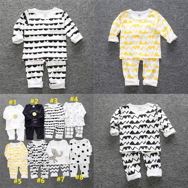 children autum winter pajamas sets kids boy girls toddler homewear long sleeve two piece clothing cotton t-shirt pants outfits g12802, White
children autum winter pajamas sets kids boy girls toddler homewear long sleeve two piece clothing cotton t-shirt pants outfits g12802, White