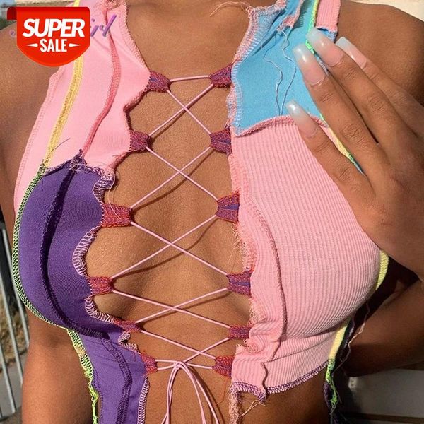 hollow out camisole women 2021 punk style ribbed knitting crop night party club clothing tank femal bandage vest #6r8a, White
hollow out camisole women 2021 punk style ribbed knitting crop night party club clothing tank femal bandage vest #6r8a, White