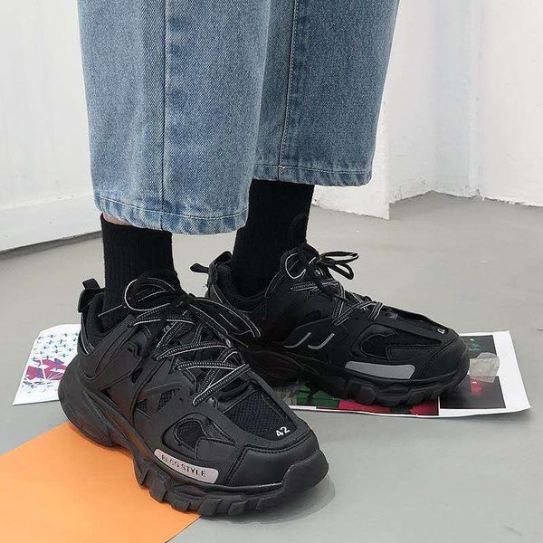 spring new ins sports korean fashion men's leisure students increase paris three generations of daddy shoes, Black
spring new ins sports korean fashion men's leisure students increase paris three generations of daddy shoes, Black