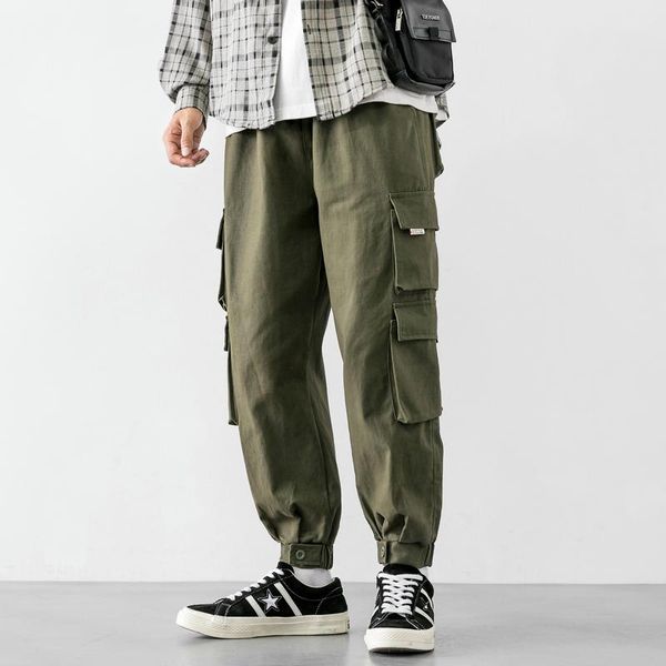 men's pants cargo cotton joggers comfortable pant for man casual men streetwear loose trouser trendy sweatpants, Black
men's pants cargo cotton joggers comfortable pant for man casual men streetwear loose trouser trendy sweatpants, Black