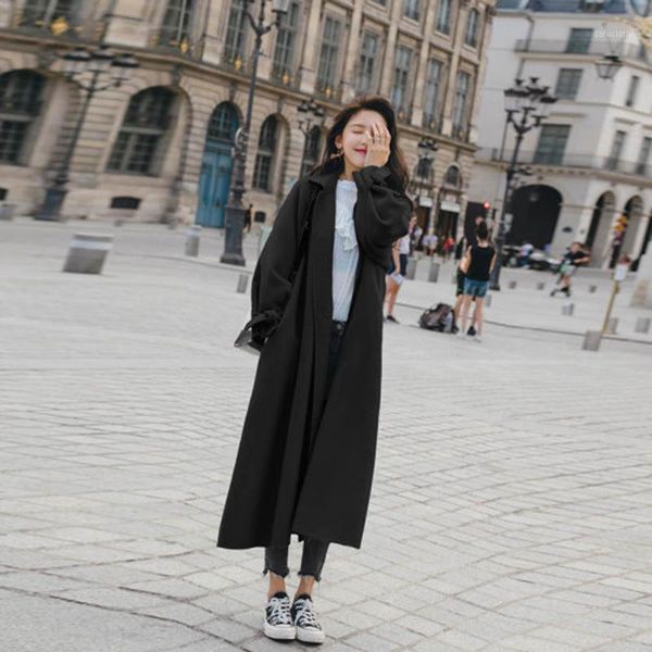 bgteever 2019 winter coat elegant single-breasted women blend coats thicken warm long-sleeved belted long female overcoat1, Black
bgteever 2019 winter coat elegant single-breasted women blend coats thicken warm long-sleeved belted long female overcoat1, Black