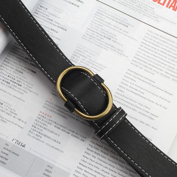 frosted leather dress jeans waist belt 2020 new women belt ellipse shape smooth buckle student, Black;brown
frosted leather dress jeans waist belt 2020 new women belt ellipse shape smooth buckle student, Black;brown
