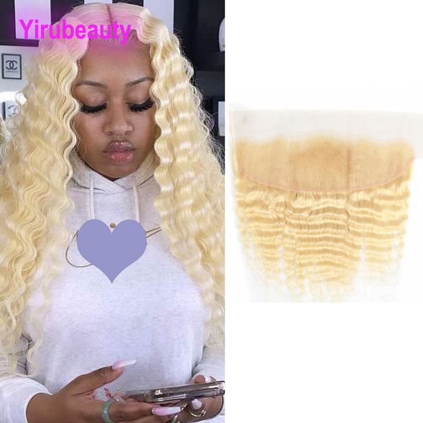 malaysian blonde color deep wave kinky curly 13*4 lace frontal with baby hair closures 613# color 100% human hair 18-24inch, Black;brown
malaysian blonde color deep wave kinky curly 13*4 lace frontal with baby hair closures 613# color 100% human hair 18-24inch, Black;brown