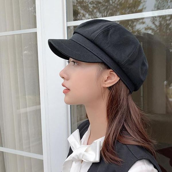 women vintage hat winter warm beret cap solid color corduroy korean literary painter newsboy berets england retro octagonal hat, Blue;gray
women vintage hat winter warm beret cap solid color corduroy korean literary painter newsboy berets england retro octagonal hat, Blue;gray