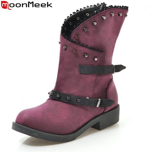 boots moonmeek fashion ankle for women round toe buckle low heels shoes autumn winter rivet classic 2021 1, Black
boots moonmeek fashion ankle for women round toe buckle low heels shoes autumn winter rivet classic 2021 1, Black
