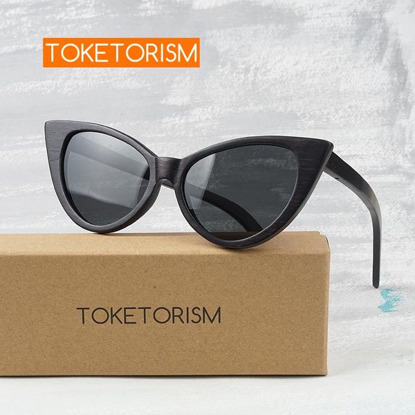 toketorism trendy woman's polarized glasses wooden frame cateye sunglasses 4303, White;black
toketorism trendy woman's polarized glasses wooden frame cateye sunglasses 4303, White;black