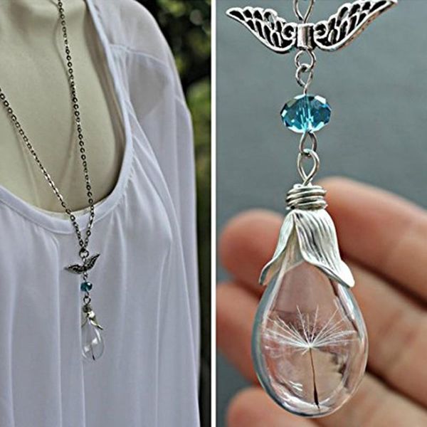 make a wish glass bead orb natural dandelion seed in glass long necklace bottle necklace silver plated jewelry533
make a wish glass bead orb natural dandelion seed in glass long necklace bottle necklace silver plated jewelry533